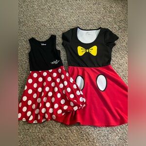 Mommy and me Minnie Mouse dresses.